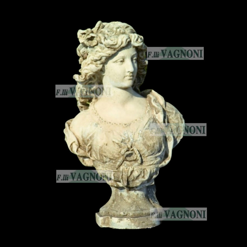 BUSTO DI DONNA CM. 67 EFFETTO PIETRA CORROSA